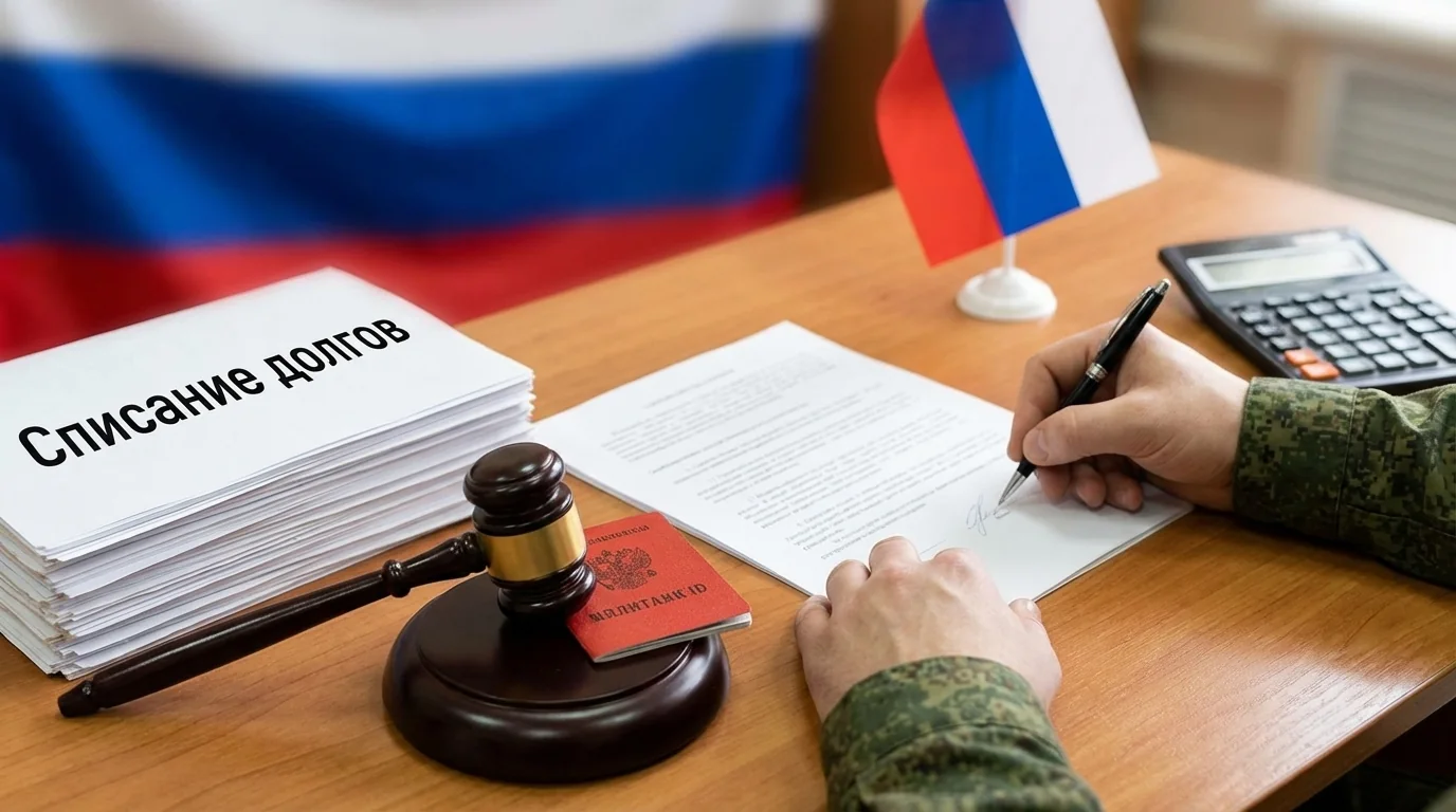 Списание долгов участникам СВО в 2026 году — полный разбор: закон, льготы, банкротство